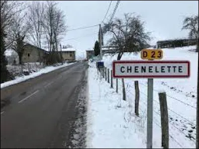 Je vous donne rendez-vous à l'entrée de Chénelette. Commune de l'arrondissement de Villefranche-sur-Saône, elle se situe dans le département ...