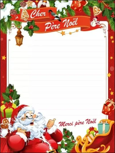 Ta liste au père Noël est...