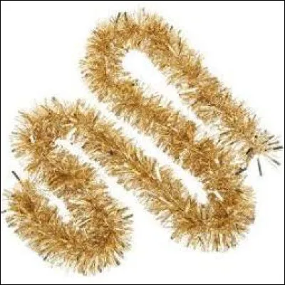 De quelle couleur est cette guirlande ?