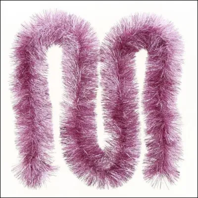 De quelle couleur est cette guirlande ?