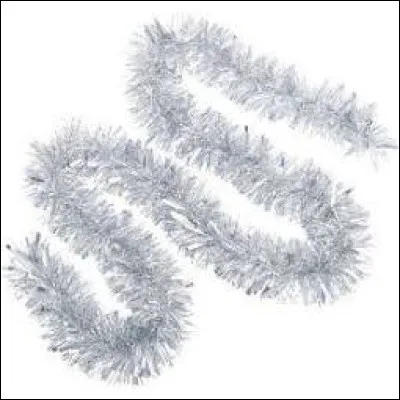 De quelles couleurs cette guirlande n'est-elle pas ?