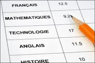 Quelle est ta moyenne générale ?