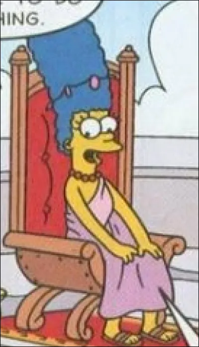 Marge remplace la déesse du mariage. Comment s'appelle celle-ci ?