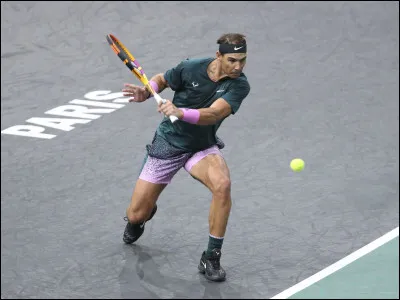 Nadal a déjà gagné le Rolex Paris Masters.