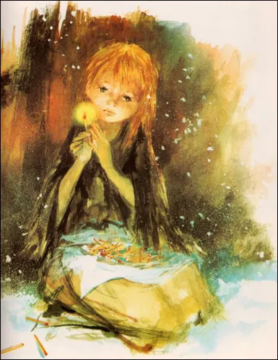 Comment se termine le conte "La Petite Fille aux allumettes" ?