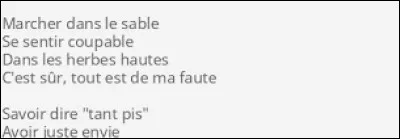 Musique : Quel chanteur est obsédé par la pensée qu'il n'a qu'une seule vie ?