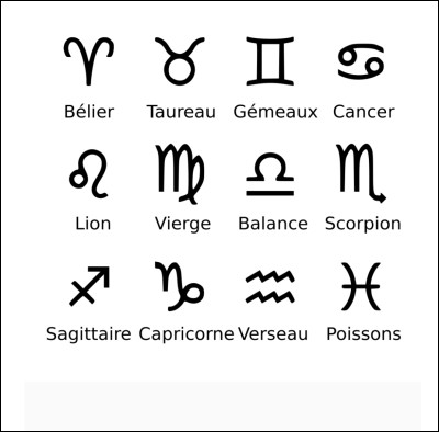 Quel est ton signe astrologique ?