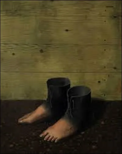 Réalisé en 1935, quel surréaliste a exécuté ce tableau nommé ''Le Modèle rouge'' ?