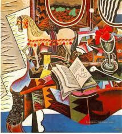 On débute ce quiz en cherchant un surréaliste. Lequel de ce courant artistique a peint, en 1920, ce tableau nommé ''Le Cheval, la Pipe et la Fleur rouge'' ?