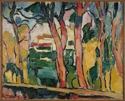 Quel fauviste a réalisé, en 1906, cette toile nommée ''Les Arbres rouges'' ?