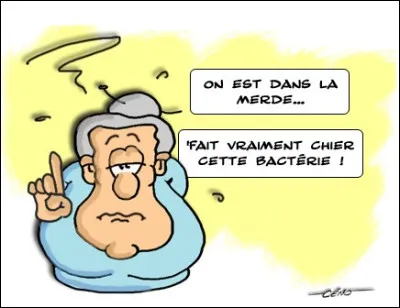 Maux de ventre dont l'imodium viendra à bout, c'est sans doute...