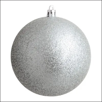 Quelle est la couleur de cette boule de Noël ?