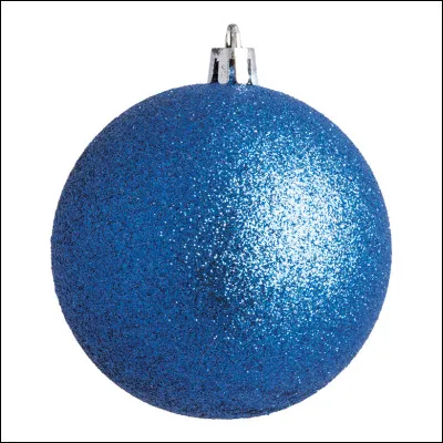 Quelle est la couleur de cette boule de Noël ?