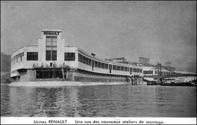 Quelle est cette ville sur la Seine qui a hébergé les usines Renault ?
