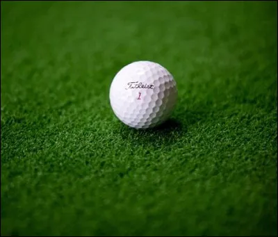 Dans quel sport ce jouant avec des clubs cette petite balle blanche sert-elle ?
