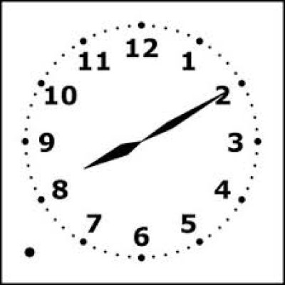 Quelle est l'heure indiquée sur cette horloge ?