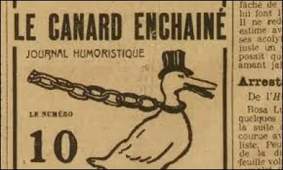 Quel jour de la semaine parait "Le Canard enchainé" ?