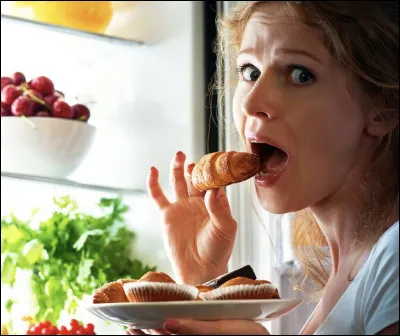 Est-ce que tu es en train de manger ?