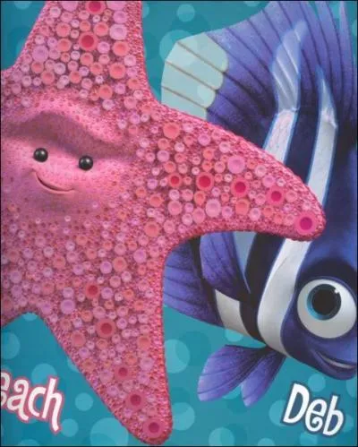 Lorsque Nmo est captur, son pre se lance  sa recherche et se fait aider par un poisson bleu. Comment s'appelle-t -il ?