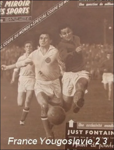 Quel fut le score entre la France et la Yougoslavie ?