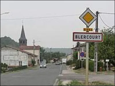 Ancienne commune de l'arrondissement de Verdun, Blercourt se situe dans le département ...