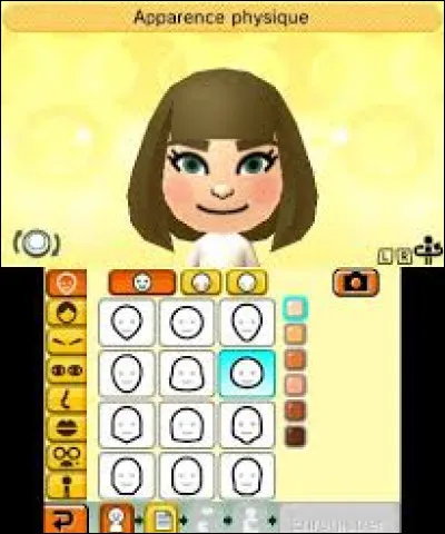 Quand on crée un Mii, qu'est-ce qu'on ne peut pas choisir ?