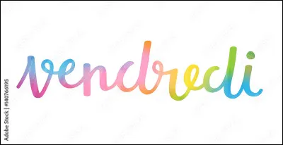 Comment traduit-on vendredi en anglais ?