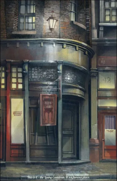 Lors de l'entr&eacute;e de Harry au Chaudron Baveur, qui est la premi&egrave;re personne &agrave; lui serrer la main ?