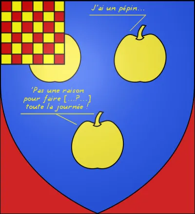 Sur un blason, il faut savoir sauver les apparences... même quand ça ne va pas fort !