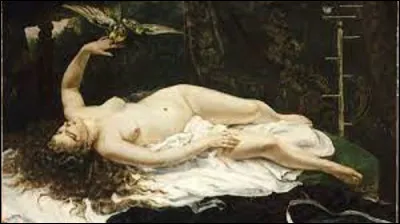 À quel réaliste doit-on ce tableau nommé ''La Femme au perroquet'', en 1866 ?