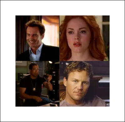 Dans quelle série peut-on voir ces 4 personnages ?