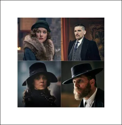 Dans quelle série peut-on voir ces 4 personnages ?