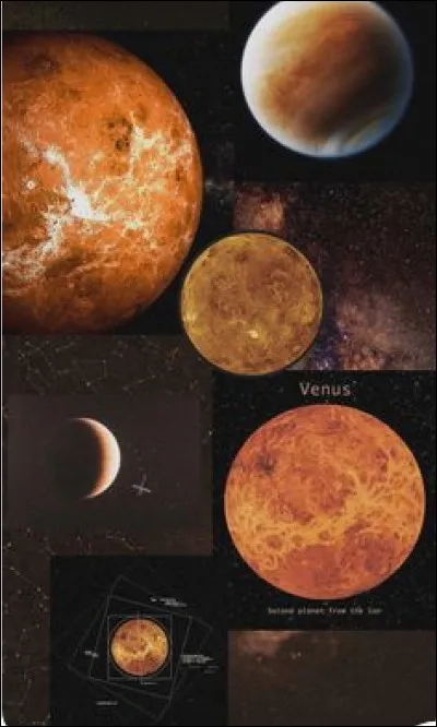 Vénus est la seule planète du Système solaire qui tourne dans le sens des aiguilles d'une montre.