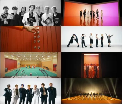 Dans le MV "Butter" qui voit-on un court instant au tout début ?