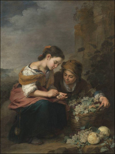 Quel peintre baroque espagnol du XVIIe a réalisé "La Petite vendeuse de fruits" ?