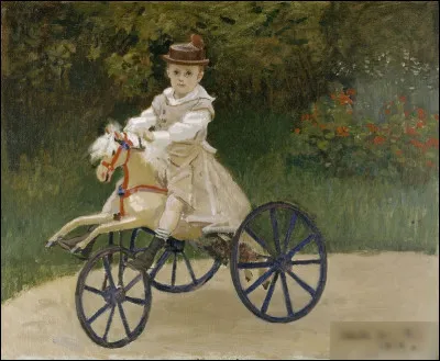 Quel impressionniste a peint "Jean Monet sur son cheval à bascule" ?