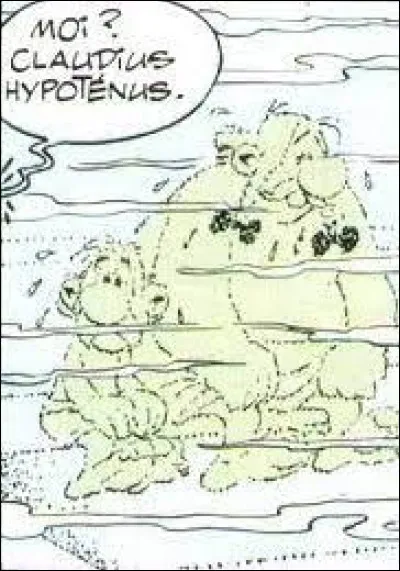 Où Claudius Hypoténus est-il garçon de bains ?