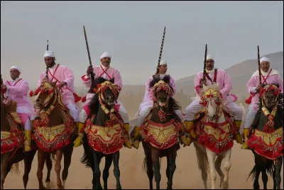 Pour finir en beauté, avec quelle race de cheval, la fantasia se pratique-t-elle ?