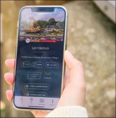 Les principaux spectacles sont traduits gratuitement sur l'application mais quelle langue n'en fait pas partie ?