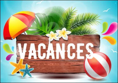 En quelle période vas-tu à la plage ?