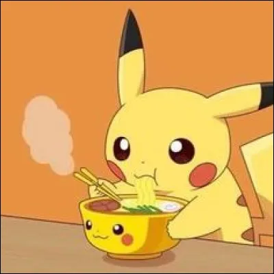 Que mange Pikachu ?