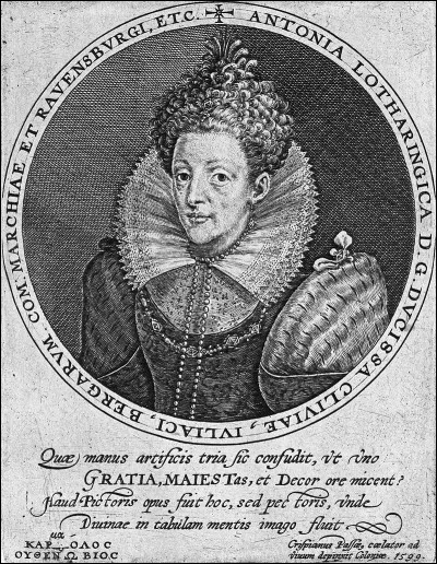 Vrai ou faux ? Antoinette de Lorraine était duchesse de Clèves.