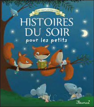 Cet enfant a du mal à s'endormir la nuit, c'est pour ça que ses parents lui racontent souvent des histoires.
