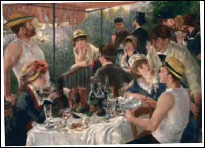 Quant à Auguste Renoir, quel repas vous fait-il partager ?