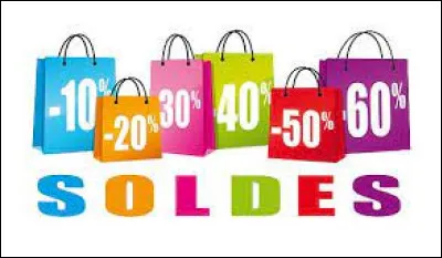 Langue française : Complétez la phrase suivante : "Les soldes d'été sont ...".