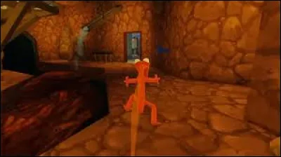 Contrairement aux Rainbow Friends Blue et Green, Orange a une maison. Dans quelle habitation vit-il ?