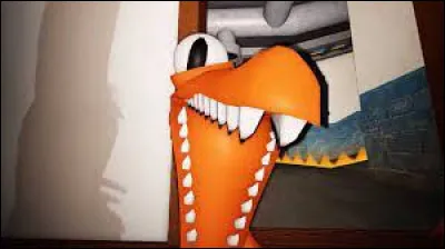 À la troisième nuit Orange n'est pas le seul à apparaître. Il apparaît aussi avec un autre Rainbow Friend, dont on parlera dans le prochain quiz. Lequel ?