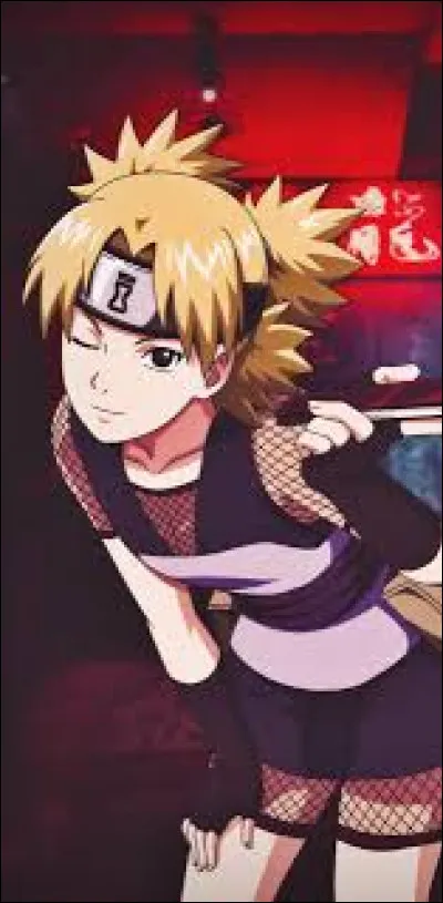 Dans Naruto, où mettait-elle son bandeau ?