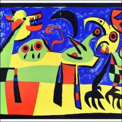 Qui a peint "Chien aboyant à la lune" ?