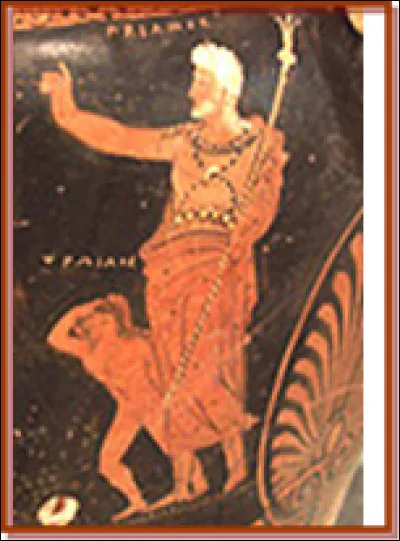 Il est le vieux roi de Troie, père d'Hector, Pâris et Cassandre, trop âgé pour combattre.